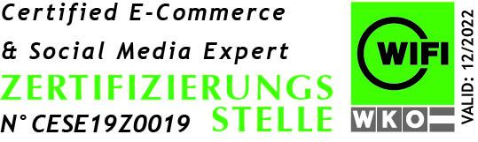 certified ecommerce und social media expert