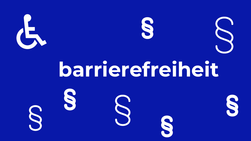 beutragsgrafik mit rollstuhl- und paragraphensymbolen