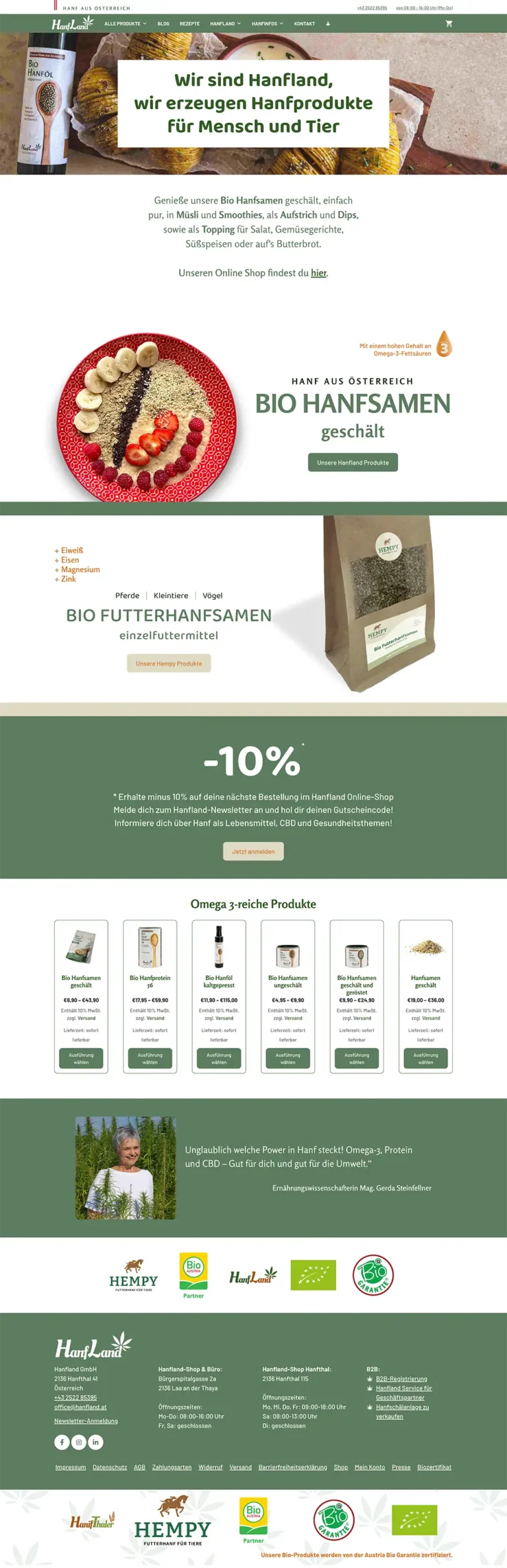 Hanfland Seite