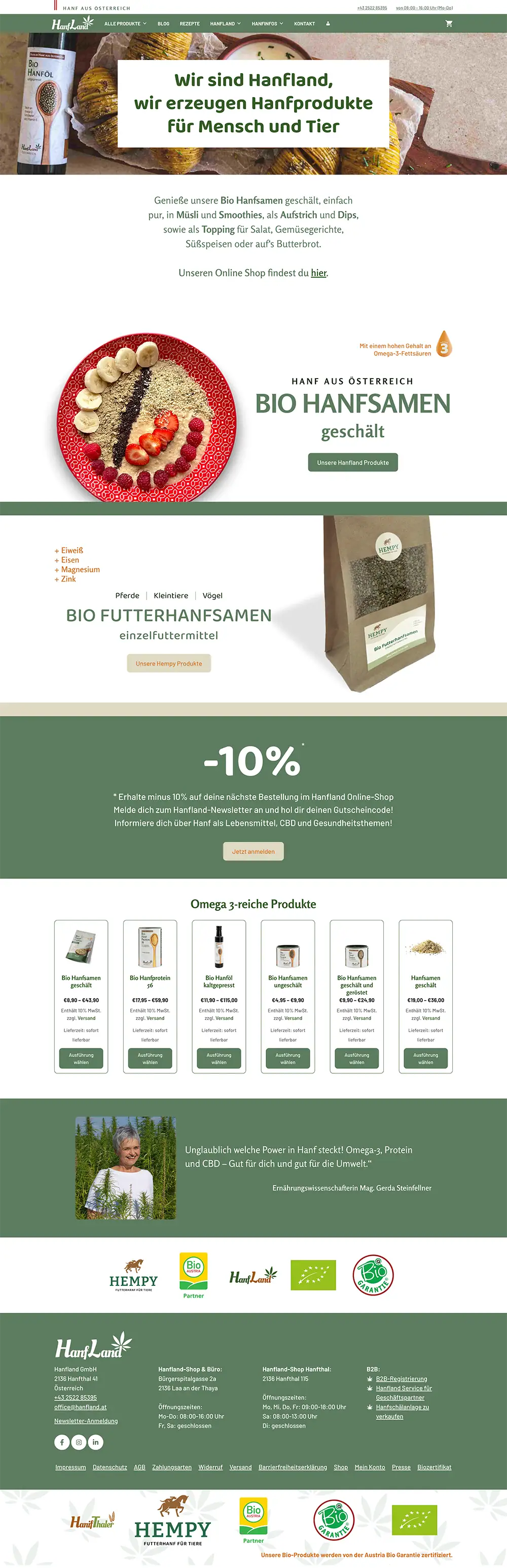 Hanfland Seite